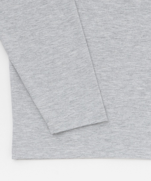 by LOVEiT（バイラビット）の「ミニロゴロング丈Tシャツ（Tシャツ/カットソー・キッズ・オフホワイト/チャコール/ホワイト系その他・130cm/120cm/140cm/150cm/160cm）」の12枚目の写真