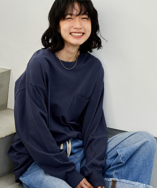 ビッグ ポケットロンT/長袖Tシャツ【限定展開】（Tシャツ/カットソー