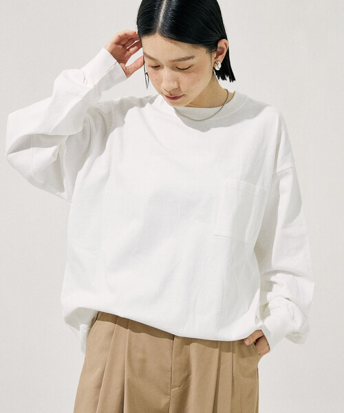 セール】ビッグ ポケットロンT/長袖Tシャツ【限定展開】（Tシャツ