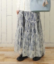 Bleu Bleuet（ブルーブルーエ）の「チュールフレアスカート（スカート）」