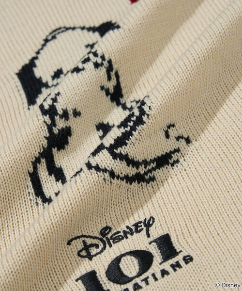 セール】PUBLUX/パブリュクス 別注 101 DALMETIANS HEART KNIT/101匹