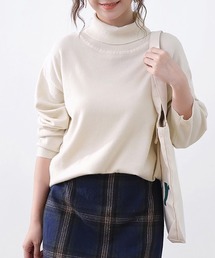 シャネル　グレー タートルネック バルーンスリーブ ニット 楽天市場】ふんわりウォッシャブルタートルニット ☆ ニット