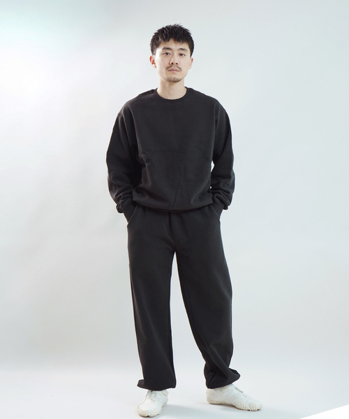 WISM(ウィズム)の「BASEMENT GEAR / ベースメントギア 15oz Garment Dye Sweat Pan(スウェットパンツ・メンズ・ブラック/ライトグレー・MEDIUM/LARGE/X-LARGE)」の19枚目の写真