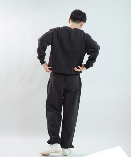 WISM(ウィズム)の「BASEMENT GEAR / ベースメントギア 15oz Garment Dye Sweat Pan(スウェットパンツ・メンズ・ブラック/ライトグレー・MEDIUM/LARGE/X-LARGE)」の22枚目の写真