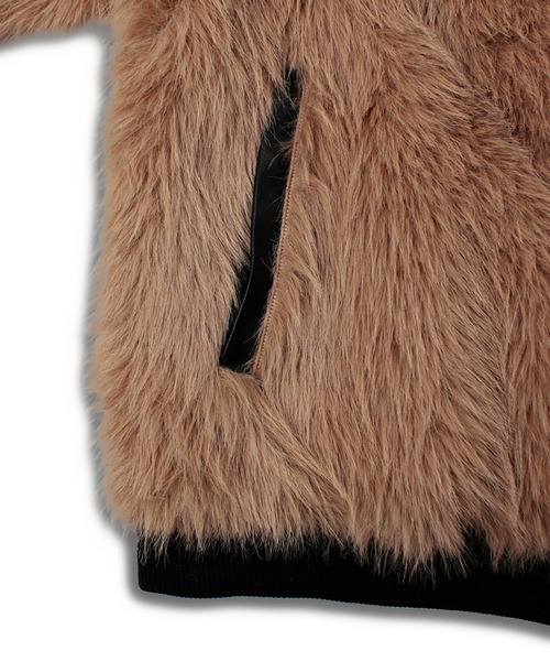 GALFY（ガルフィー）の「GALFY-お金大好きファーブルゾン（ブルゾン・メンズ・ブラック/ベージュ・L/XL）」の12枚目の写真