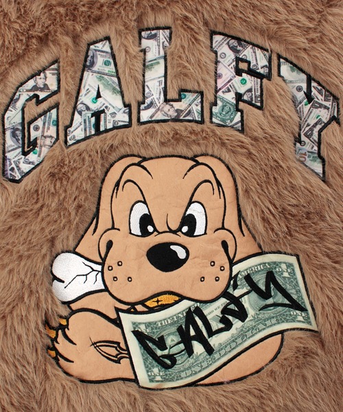 GALFY（ガルフィー）の「GALFY-お金大好きファーブルゾン（ブルゾン・メンズ・ブラック/ベージュ・L/XL）」の10枚目の写真