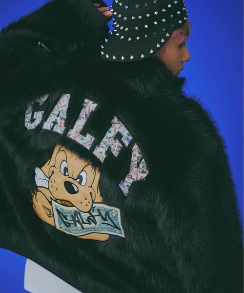 GALFY（ガルフィー）の「GALFY-お金大好きファーブルゾン（ブルゾン・メンズ・ブラック/ベージュ・L/XL）」の9枚目の写真