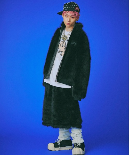 GALFY（ガルフィー）の「GALFY-お金大好きファーブルゾン（ブルゾン・メンズ・ブラック/ベージュ・L/XL）」の7枚目の写真