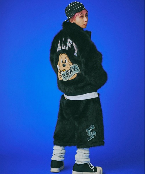 GALFY（ガルフィー）の「GALFY-お金大好きファーブルゾン（ブルゾン・メンズ・ブラック/ベージュ・L/XL）」の6枚目の写真