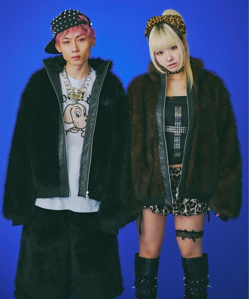 GALFY（ガルフィー）の「GALFY-お金大好きファーブルゾン（ブルゾン・メンズ・ブラック/ベージュ・L/XL）」の21枚目の写真