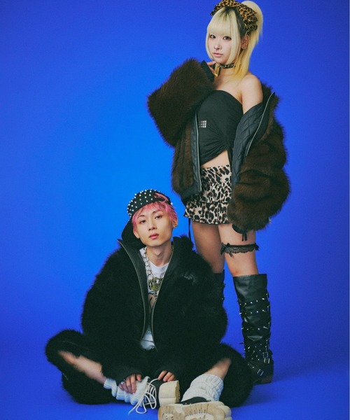 GALFY（ガルフィー）の「GALFY-お金大好きファーブルゾン（ブルゾン・メンズ・ブラック/ベージュ・L/XL）」の20枚目の写真