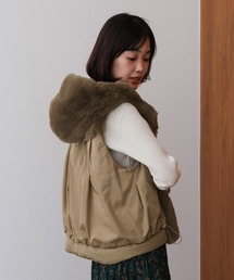 Bou Jeloud | 異素材ＭＩＸダウンファーベスト(ベスト)