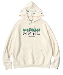 VISION STREET WEAR | VISION STREET WEAR/ヴィジョンストリートウェア オーバーサイズ 裏毛 ゴーストロゴプリント スウェット パーカー/レディース メンズ(パーカー)