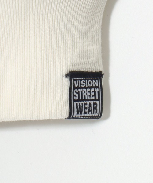 VISION STREET WEAR（ヴィジョンストリートウェア）の「VISION STREET WEAR/ヴィジョンストリートウェア オーバーサイズ 裏毛 ゴーストロゴプリント スウェット パーカー/レディース メンズ（パーカー・メンズ・オフホワイト/チャコールグレー/ワイン・L/M/LL）」の9枚目の写真