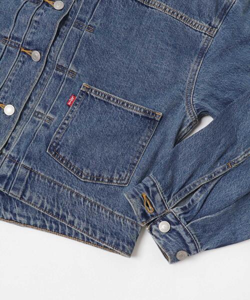Levi's（リーバイス）の「Levi’s　BALLOON SLEEVE TRCKER（デニムジャケット・レディース・ライトインディゴブルー・SMALL）」の3枚目の写真