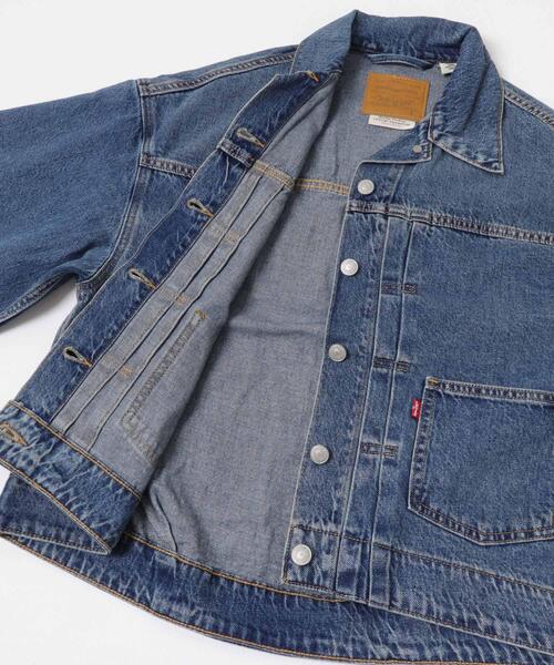 Levi's（リーバイス）の「Levi’s　BALLOON SLEEVE TRCKER（デニムジャケット・レディース・ライトインディゴブルー・SMALL）」の4枚目の写真