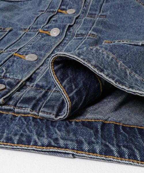 Levi's（リーバイス）の「Levi’s　BALLOON SLEEVE TRCKER（デニムジャケット・レディース・ライトインディゴブルー・SMALL）」の6枚目の写真