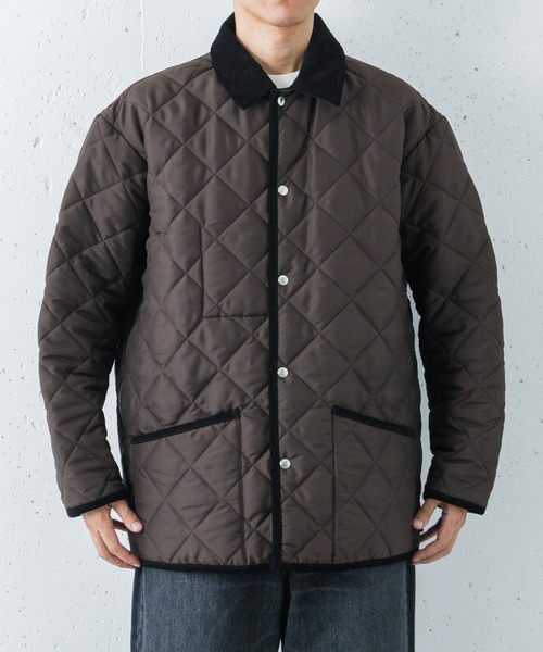 Traditional Weatherwear（トラディショナルウェザーウェア）の「Traditional Weatherwear　WAVERLY STUDS EX.UR（ダウンジャケット/コート・メンズ・ブラック/ブラウン系その他・38/40/42）」の3枚目の写真