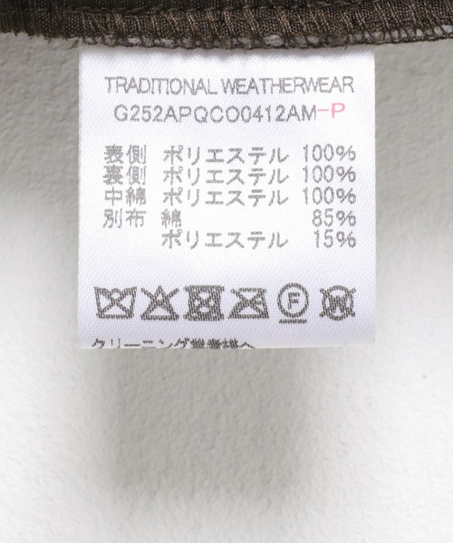 Traditional Weatherwear（トラディショナルウェザーウェア）の「Traditional Weatherwear　WAVERLY STUDS EX.UR（ダウンジャケット/コート・メンズ・ブラック/ブラウン系その他・38/40/42）」の16枚目の写真