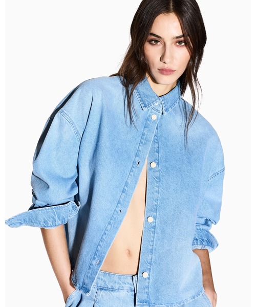 EMPORIO ARMANI デニムシャツ Armani Exchange デニムシャツ | ブルー | FARFETCH JP