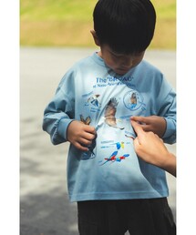 BEAMS mini（ビームスミニ）の「【COLLABORATION】那須どうぶつ王国 / 博士 ロングスリーブ Tシャツ 2025FW（100～140cm）（Tシャツ/カットソー）」