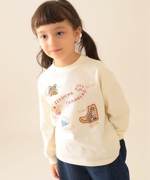 BEAMS mini（ビームスミニ）の「【COLLABORATION】那須どうぶつ王国 / 博士 ロングスリーブ Tシャツ 2025FW（100～140cm）（Tシャツ/カットソー）」
