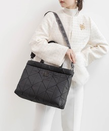 RANDA ランダ トートバッグ A4対応 黒 ランダ RANDA 【A4対応】リボントートバッグ （BLACK