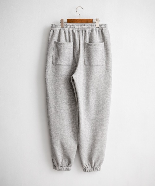 KANGOL(カンゴール)の「KANGOL カンゴール 別注コラボ裏起毛ワンポイントロゴ刺繍スウェットパンツ/セミワイドテーパードイージーパンツ(スウェットパンツ・メンズ・チャコール/ライトグレー/アイボリー/ブラック/ブラウン/杢グレー/ネイビー・L/M/XL)」の12枚目の写真