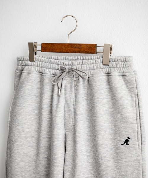 KANGOL(カンゴール)の「KANGOL カンゴール 別注コラボ裏起毛ワンポイントロゴ刺繍スウェットパンツ/セミワイドテーパードイージーパンツ(スウェットパンツ・メンズ・チャコール/ライトグレー/アイボリー/ブラック/ブラウン/杢グレー/ネイビー・L/M/XL)」の13枚目の写真