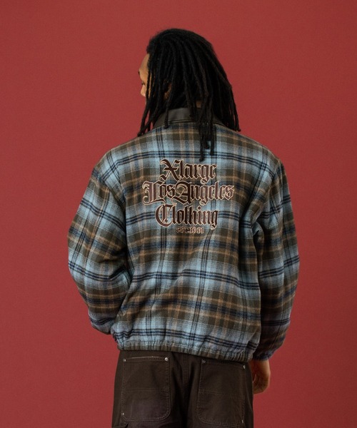 XLARGE(エクストララージ)の「OLD ENGLISH FLANNEL JACKET(その他アウター・メンズ・ネイビー/ブラウン/ブラック・S/M/L/XL)」の4枚目の写真