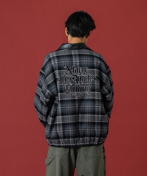 XLARGE(エクストララージ)の「OLD ENGLISH FLANNEL JACKET(その他アウター・メンズ・ネイビー/ブラウン/ブラック・S/M/L/XL)」の7枚目の写真