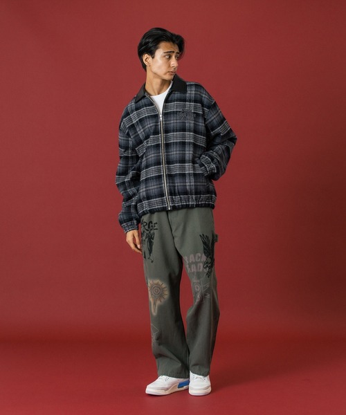 XLARGE(エクストララージ)の「OLD ENGLISH FLANNEL JACKET(その他アウター・メンズ・ネイビー/ブラウン/ブラック・S/M/L/XL)」の8枚目の写真