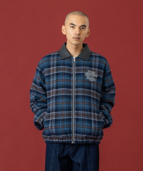 XLARGE(エクストララージ)の「OLD ENGLISH FLANNEL JACKET(その他アウター・メンズ・ネイビー/ブラウン/ブラック・S/M/L/XL)」の9枚目の写真