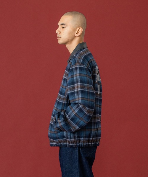 XLARGE(エクストララージ)の「OLD ENGLISH FLANNEL JACKET(その他アウター・メンズ・ネイビー/ブラウン/ブラック・S/M/L/XL)」の10枚目の写真