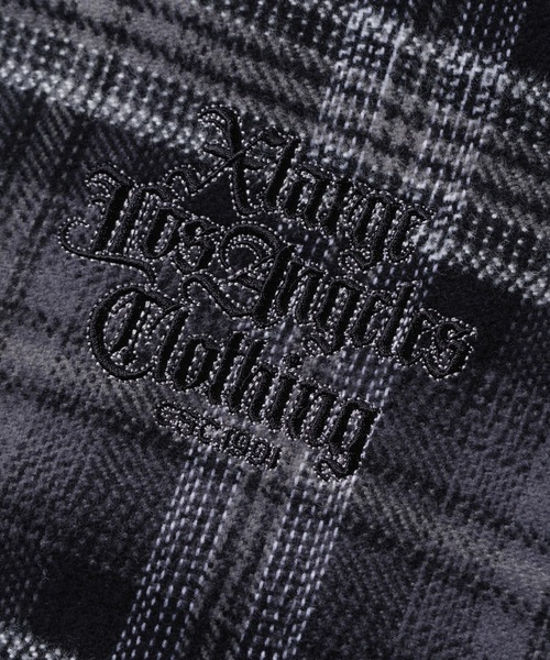 XLARGE(エクストララージ)の「OLD ENGLISH FLANNEL JACKET(その他アウター・メンズ・ネイビー/ブラウン/ブラック・S/M/L/XL)」の18枚目の写真