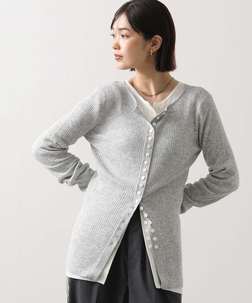 Gready Brilliant（グレディブリリアン）の「ＬＵ前後２ＷＡＹリブニット（ニット/セーター・レディース・レッド/ベージュ/オフホワイト/トップグレー・38）」の20枚目の写真