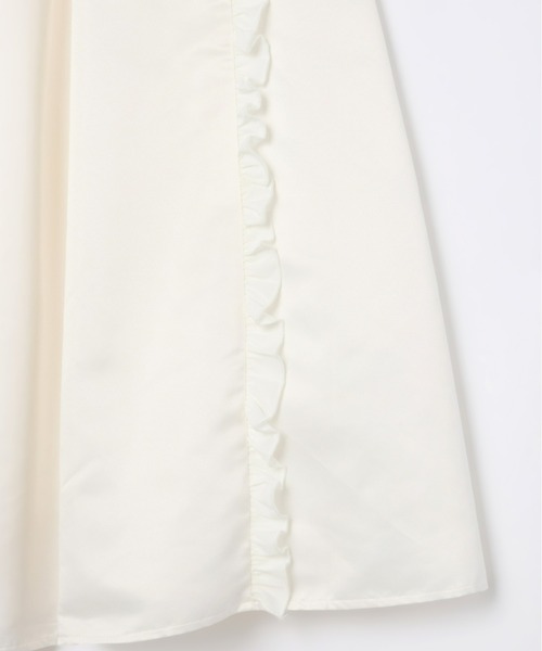 mic by Olu.（ミックバイオルドット）の「サテンタックスカート[セットアップ可能]（スカート・レディース・ブラック/ホワイト/ブラウン・SMALL/MEDIUM）」の5枚目の写真