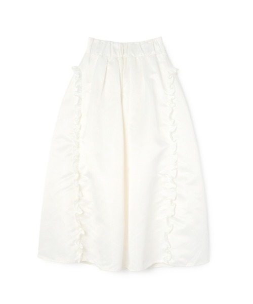 mic by Olu.（ミックバイオルドット）の「サテンタックスカート[セットアップ可能]（スカート・レディース・ブラック/ホワイト/ブラウン・SMALL/MEDIUM）」の12枚目の写真