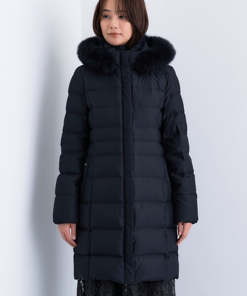 名品／撥水／抗菌防臭】ロング丈リサイクルダウンコート（ダウン