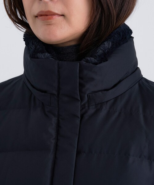 極美品　INDIVI ロングダウンジャケット　ブラック　定価約7万円 INDIVI ダウンコート ダウンジャケット 「リニューアル