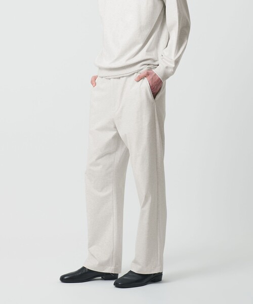BEAUTY&YOUTH UNITED ARROWS（ビューティーアンドユースユナイテッドアローズ）の「ヘビーガスコットン スウェット イージー パンツ NO.7（スウェットパンツ・メンズ・ライトグレー/ブラック・XL/M/L/S）」の4枚目の写真
