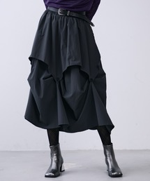 【新品未使用】rokh レイヤードスカートアシンメトリーワンピース　38 Re:EDIT（リエディ） スカート 「低身長/高身長サイズ有