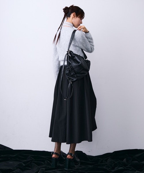 セール】アシンメトリータックレイヤードスカート（スカート）｜MONOe