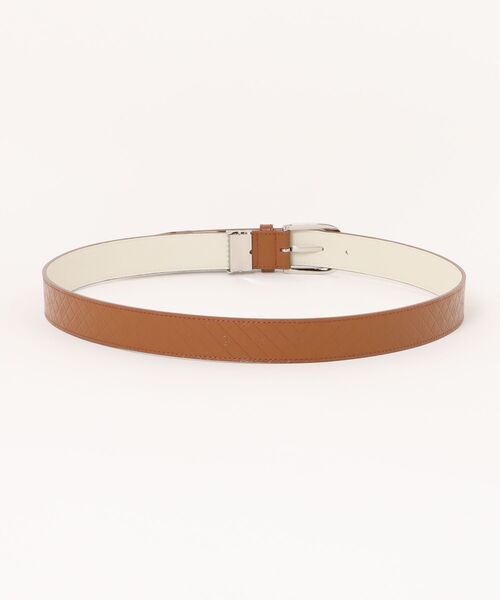 ZOY（ゾーイ）の「UNISEX エンボスベルト（ベルト・メンズ・ネイビー/オフホワイト/キャメル・FREE）」の9枚目の写真