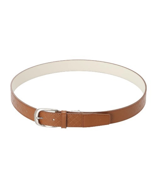 ZOY（ゾーイ）の「UNISEX エンボスベルト（ベルト・メンズ・ネイビー/オフホワイト/キャメル・FREE）」の3枚目の写真