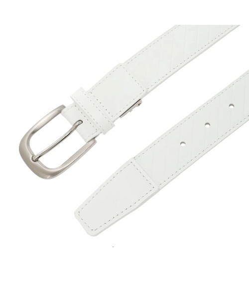 ZOY（ゾーイ）の「UNISEX エンボスベルト（ベルト・メンズ・ネイビー/オフホワイト/キャメル・FREE）」の8枚目の写真