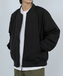 NAVY | 【NAVY / ネイビー】シャットアウター SOLOTEX 裏シャギーリブジャケット【耐久撥水 防風 透湿 ストレッチ】(ブルゾン)
