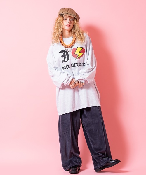 a.p.o.v.（エーピーオービー）の「a.p.o.v. センターパイピングワイドベロアパンツ（その他パンツ・メンズ・チャコール/ブラック・ONESIZE）」の7枚目の写真