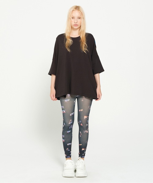 STOF（ストフ）の「DIVERCITY JQ BIG TEE（Tシャツ/カットソー・メンズ・ブラックミックス/チェック・S/M）」の9枚目の写真