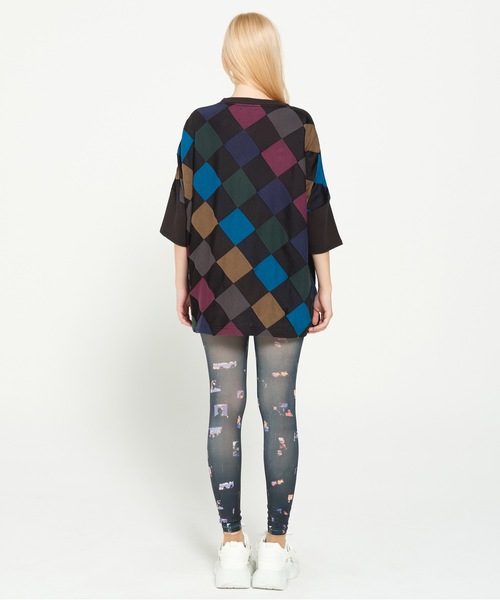 STOF（ストフ）の「DIVERCITY JQ BIG TEE（Tシャツ/カットソー・メンズ・ブラックミックス/チェック・S/M）」の11枚目の写真